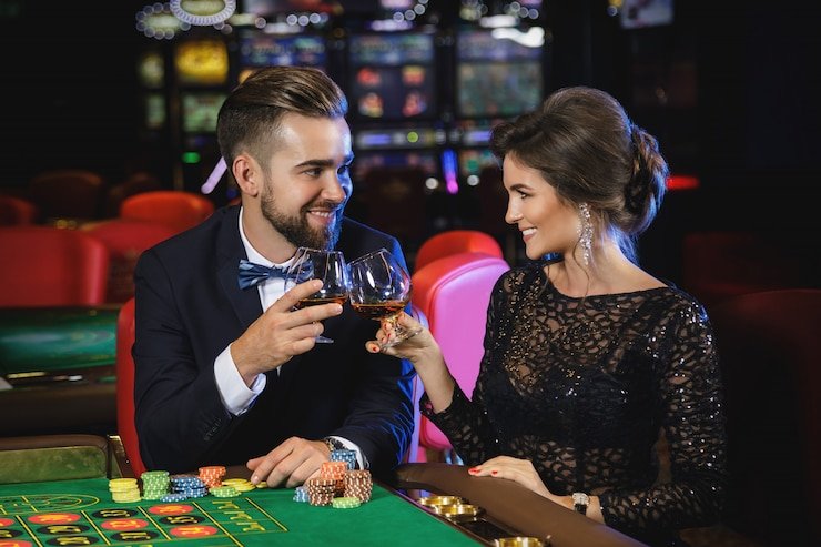 Roulette wheel and betting grid on live Nolimit City